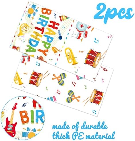 C L Cooper Life Music Instrument Tablecloths 2pcs