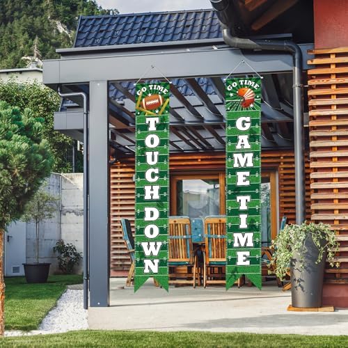 Football Porch Welcome Banner for Sport Parties and Game Themes
