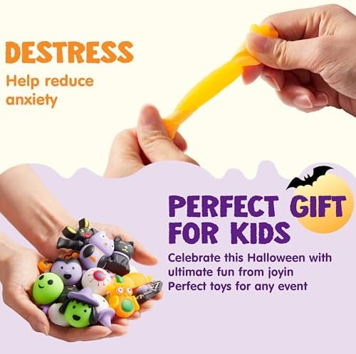 JOYIN 24 Piece Halloween Squishy Toy Set