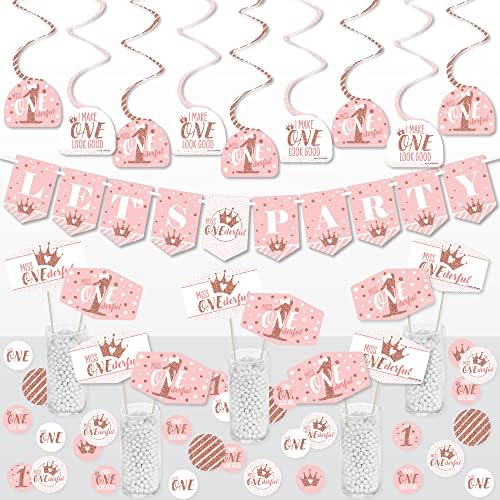 1st Birthday Decor Kit - Little Miss Onederful