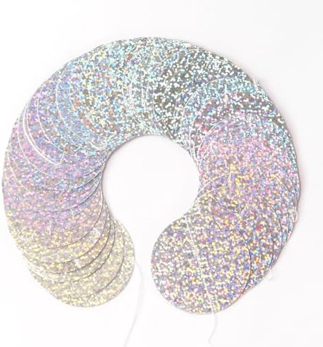 Iridescent Holographic Garland Streamers 52ft Birthday Party Decor
