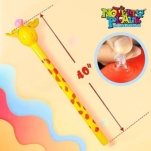 Novelty Place 6 Pcs Inflatable Animals with Sound