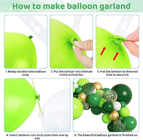 Amandir Jungle Party Balloons Garland Arch Kit