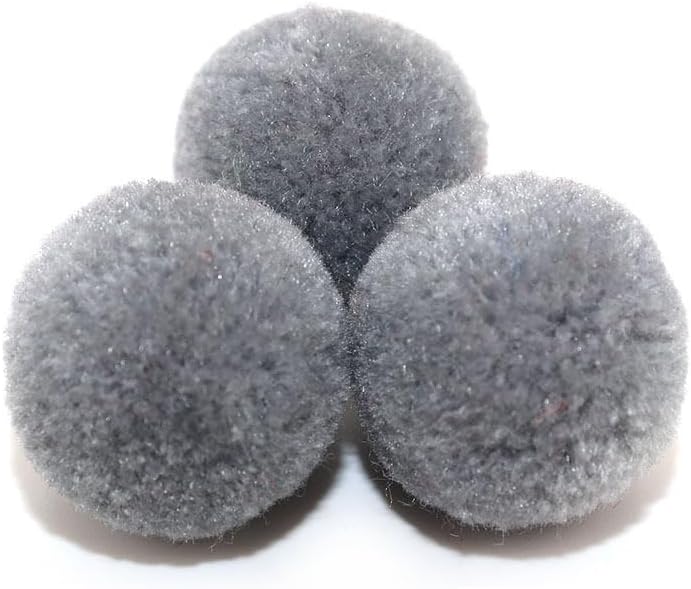 30Pcs Pack 40mm Pompom Balls for DIY Crafts