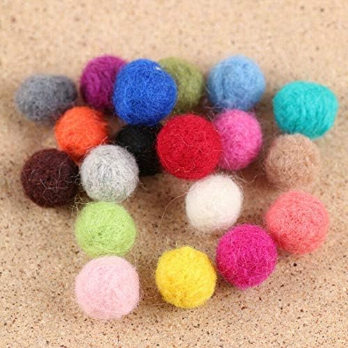 Crafts 10Pcs Gray Fluffy Pom Poms for DIY Decorations