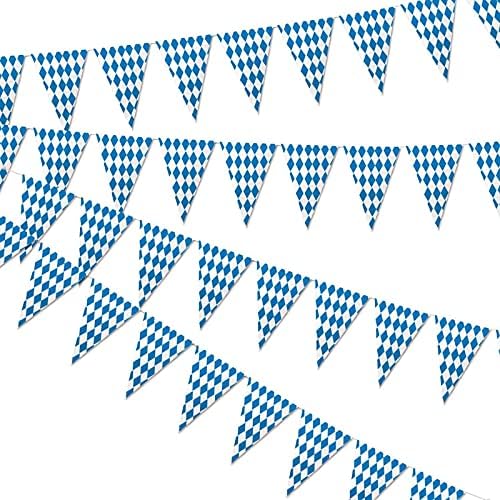 131 Feet Oktoberfest Bavarian Flag Set 4PCS