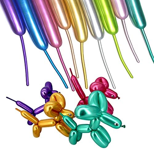 100Pcs Metallic 260 Balloons for Decorations
