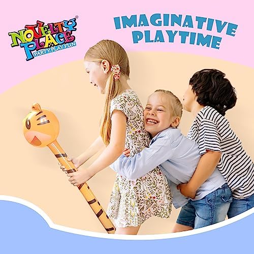 Novelty Place 6 Pcs Inflatable Animals with Sound
