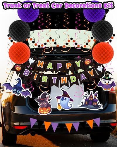 Halloween Birthday Party Decorations Set
