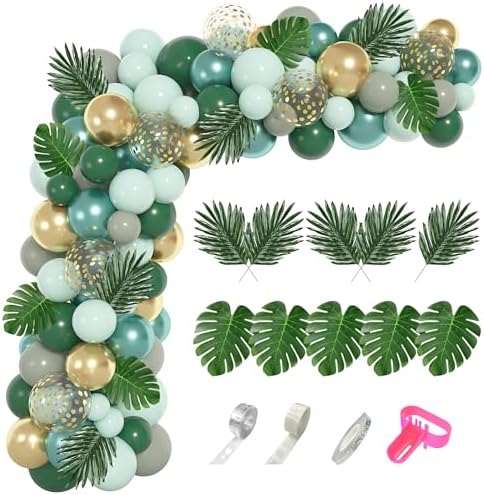 Amandir 151Pcs Jungle Safari Balloon Garland Kit