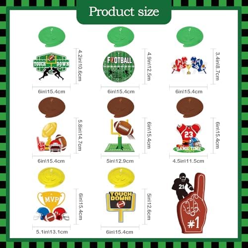 Football Party Decorations Banners Set