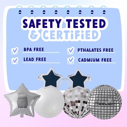 ecoZen Disco Birthday Decorations Set