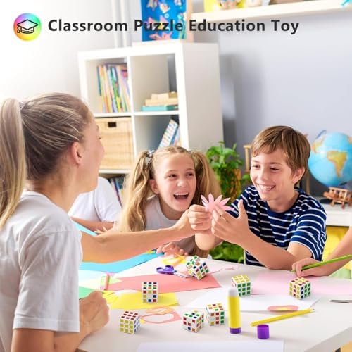 48 Pack Mini Cube Puzzle Party Favors for Kids