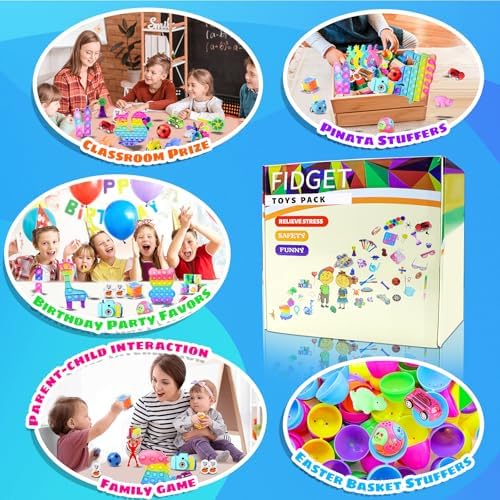 1000pcs Sensory Fidget Toy Pack for Kids and Adults