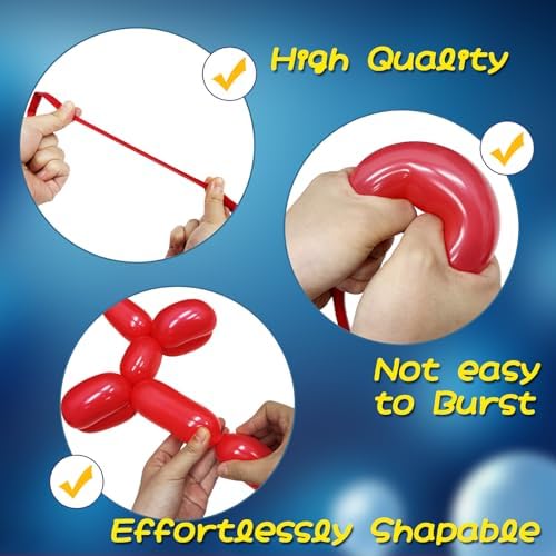 AJOYEGG Balloons Animal Kit with Pump for Kids