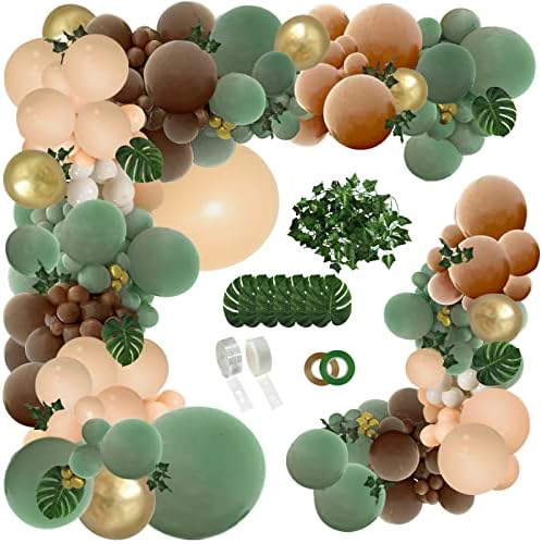 PERPAOL 148PCS Safari Balloon Garland Kit