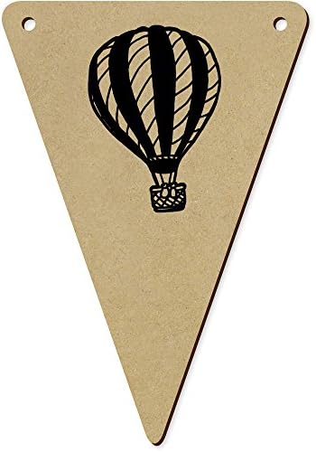 Azeeda 5 Pack Hot Air Balloon Bunting Flags
