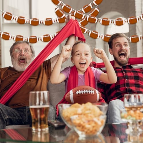 4 Pcs Football Banners for Sports Party Decorations