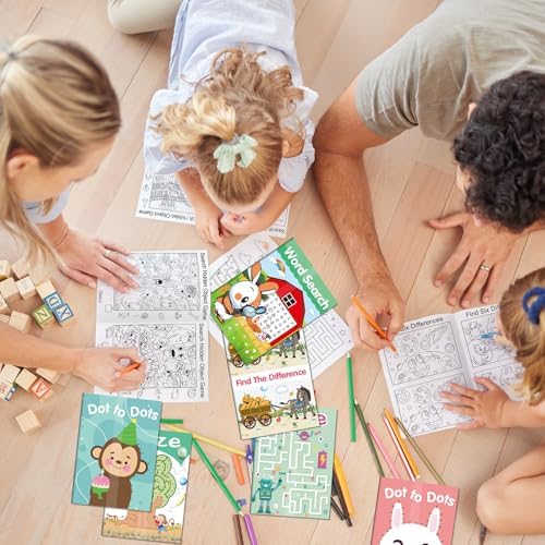 20 Pack Small Activity Books for Kids Age 4-8