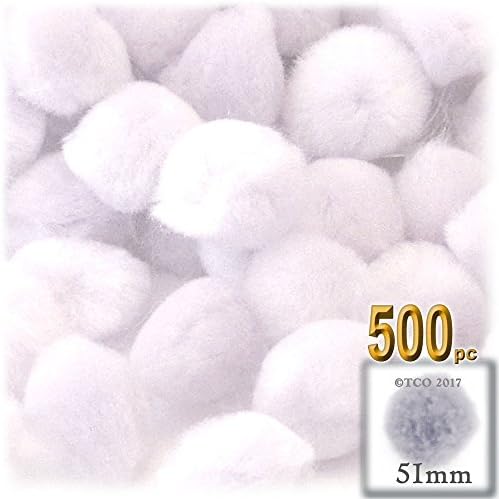 The Crafts Outlet 500-Piece Multi-Purpose Pom Poms