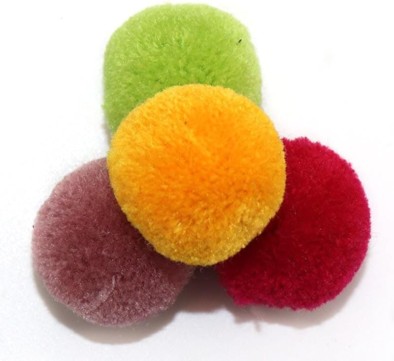 30Pcs Pack 40mm Pompom Balls for DIY Crafts