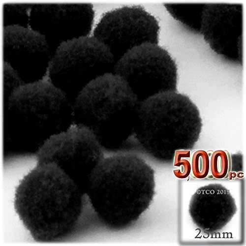 The Crafts Outlet 500-Piece Neon Green Pom Poms