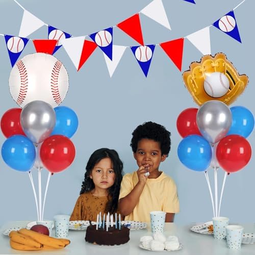 Baseball Themed Balloons Stand Kit 2 Sets