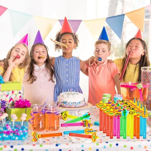Uoyoi Fiesta Party Favors 24Pcs Bubble Wand Set