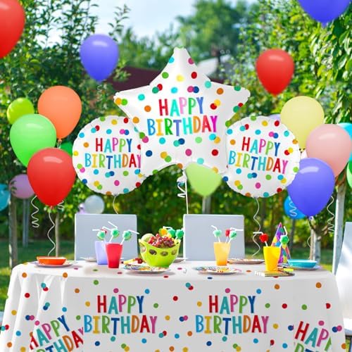 Happy Birthday Balloon Decor Kit - Foil Latex Balloons Combo