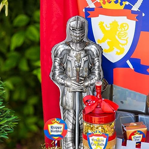 Lidmada Knight Party Balloons Medieval Castle Decorations