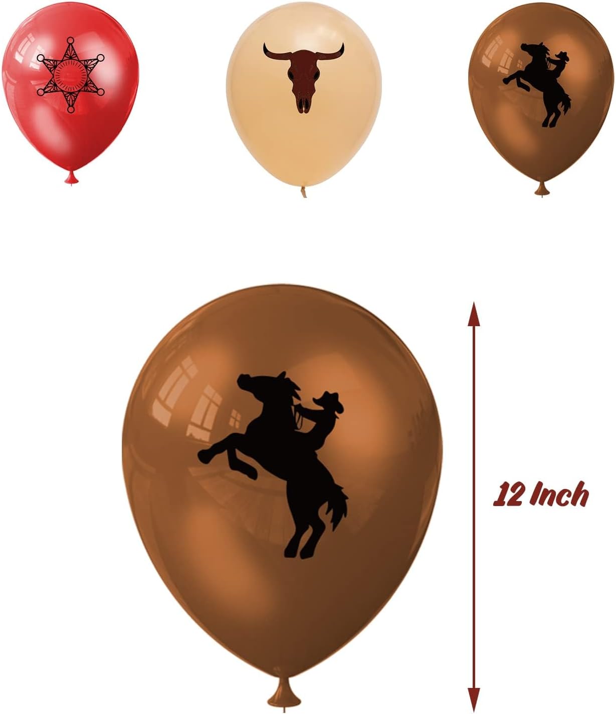 Cowboy Birthday Party Decorations 58 Pcs Kit