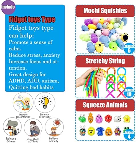 105 PCS Kids Party Favors Toy Assortment