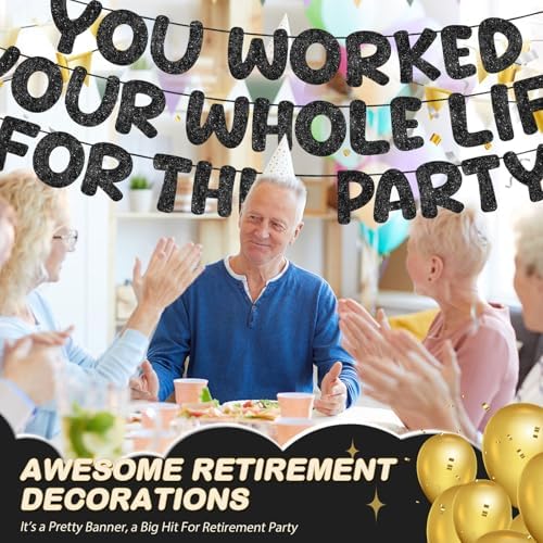 Fulmoon You Worked Your Whole Life For This Party Banner Black