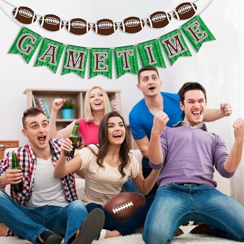 OHOME Football Party Decorations Banner
