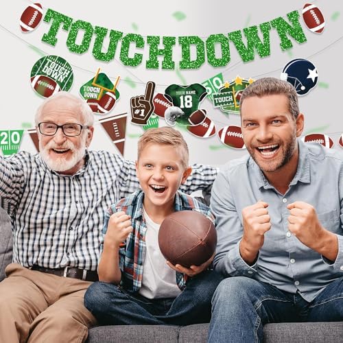 Football Party Decorations Set with 4 Banners