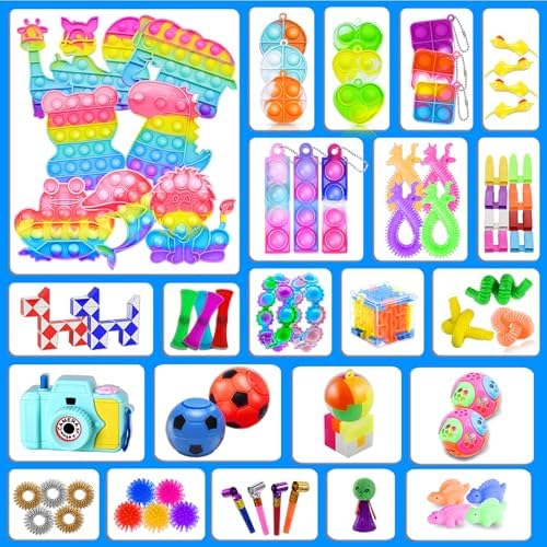 1000pcs Sensory Fidget Toy Pack for Kids and Adults