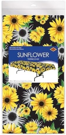 Beistle Sunflower Party Tablecover