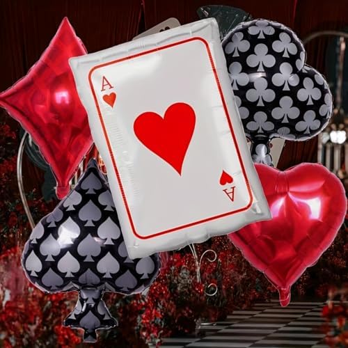 5 Piece Poker Themed Balloon Decor Set