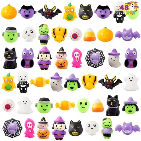 JOYIN 24 Piece Halloween Squishy Toy Set