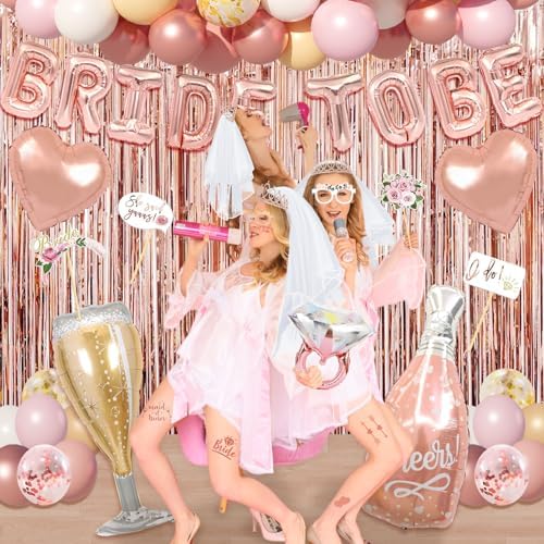 116 Pcs Bachelorette Party Decorations Set