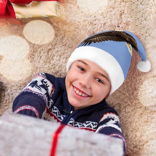 3D Bald Eagle Christmas Hat Novelty Headwear