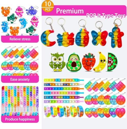 136 Pcs Multi-Item Party Favors for Kids 4-10