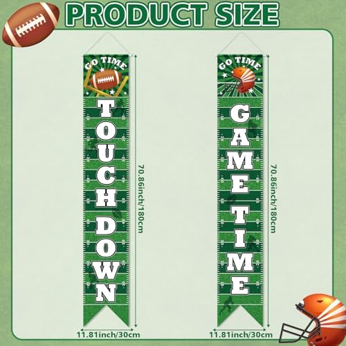 Hooqict Football Banners for Party Decorations