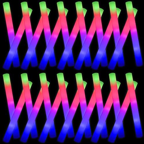 Taotuo 102PCS LED Foam Glow Sticks Party Supplies