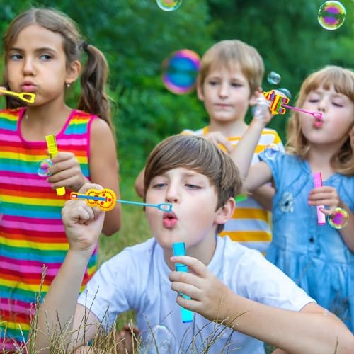 Uoyoi Fiesta Party Favors 24Pcs Bubble Wand Set