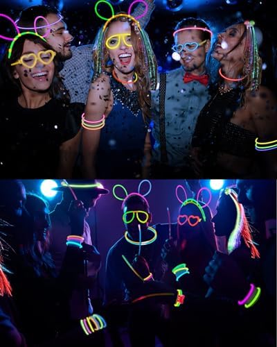 Unistylar 275 PCS Glow in the Dark Party Supplies