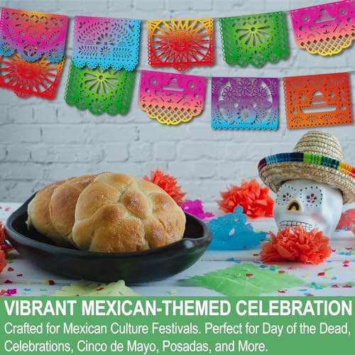 Mexican Party Banners 5 Packs 82 Ft Long