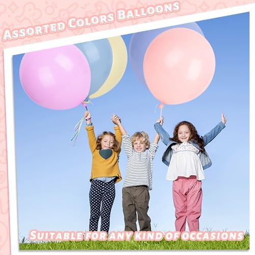 LovesTown 15PCS Pastel Balloons 18inch