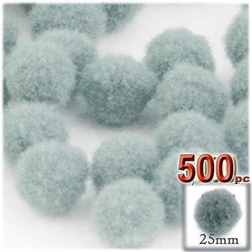 The Crafts Outlet 500-Piece Neon Green Pom Poms