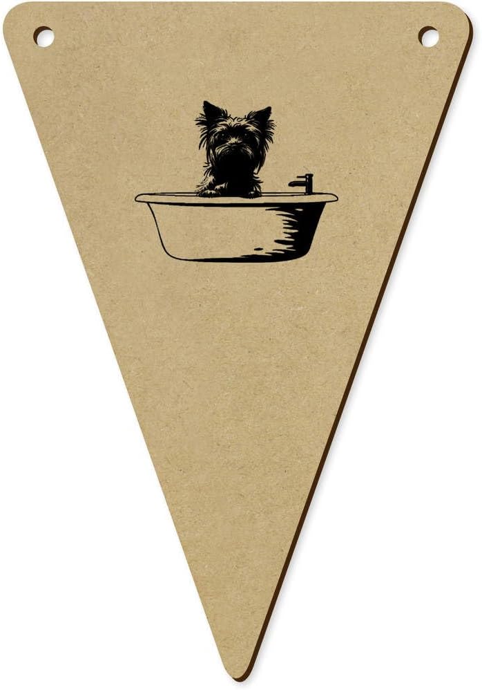 5 Piece 140mm Yorkshire Terrier Bunting Flags